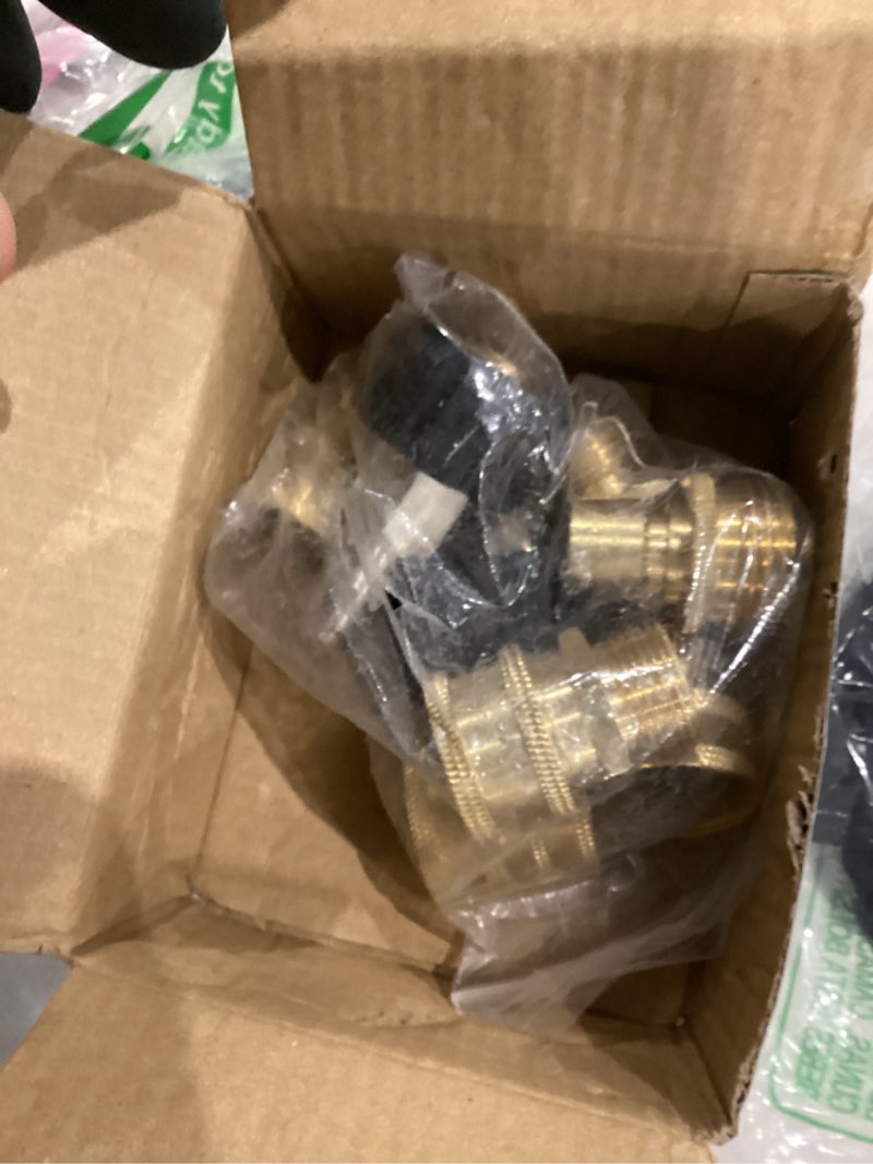 Condition photo showing As Is for Twinkle Star Pressure Washer Adapter Set, Quick Disconnect Kit, M22 14 mm Quick Connect Swivel to 3/8'' Quick Connect Fittings, 3/4" to Quick Release 8 Sets Brass