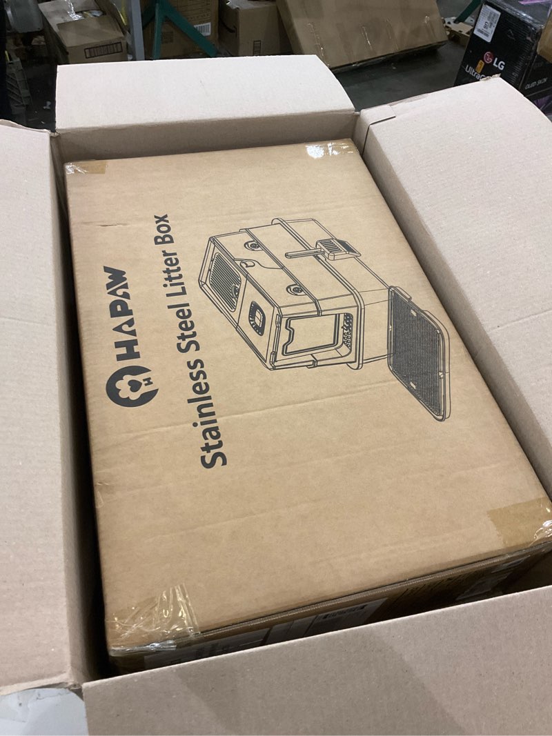 Stainless steel litter box