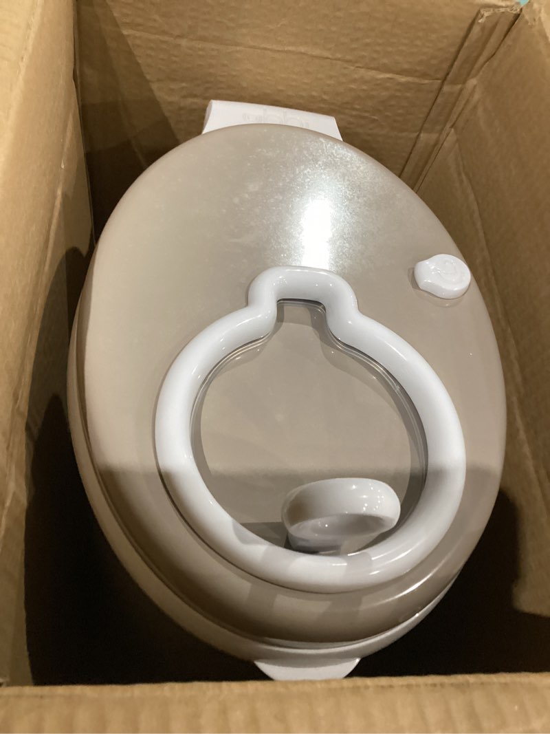 Condition photo showing As Is for Ubbi Stainless Steel Diaper Pail, Odor Locking, No Special Bag Required, Award-Winning, Registry Must-Have, Taupe