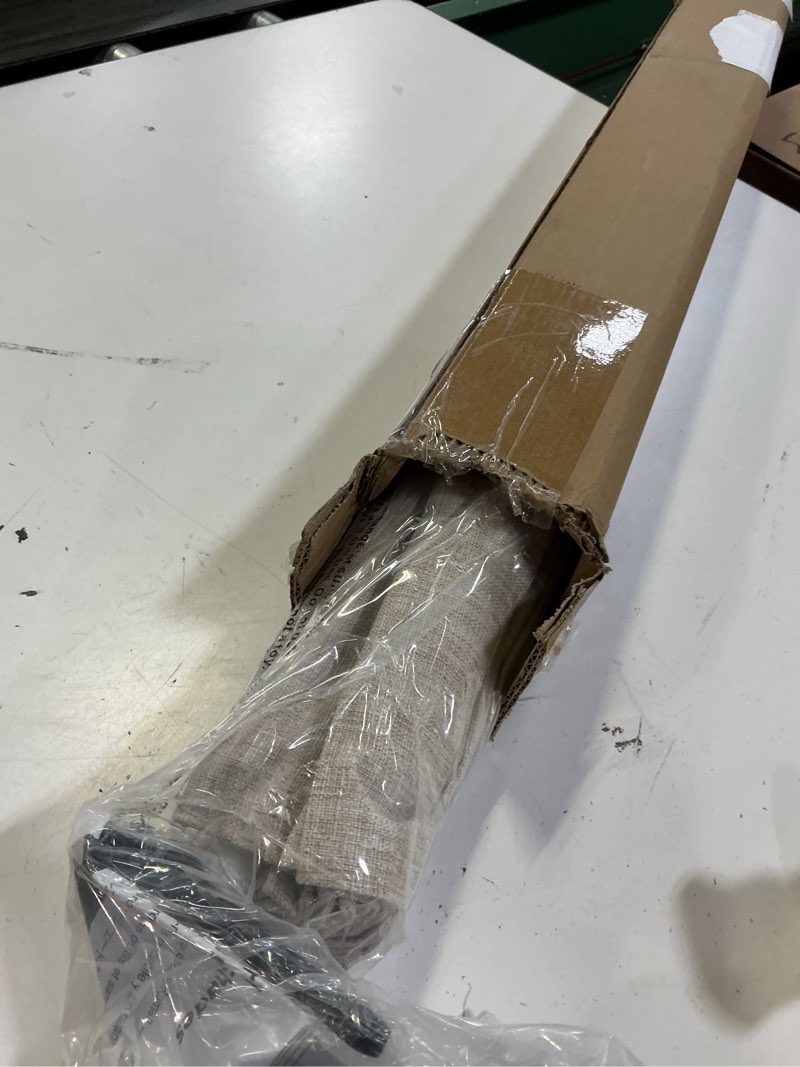 Condition photo showing Good Condition for lazblinds no tools no drill cordless roman shades for windows, blackout thermal insulated uv blocking window blinds, room darkening fabric blinds for indoor windows, 33'' w x 48'' h, beige blackout - beige 33" w x 48" h