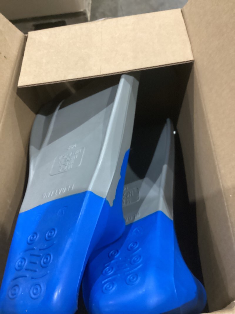 Condition photo showing Good Condition for Sporti Adult-Kids Swim Fins for Pool Lap Swimming - Long Floating Fins for Swimming & Snorkeling - Swim Flippers for Training M 7-8 / W 8-9 Grey-Blue