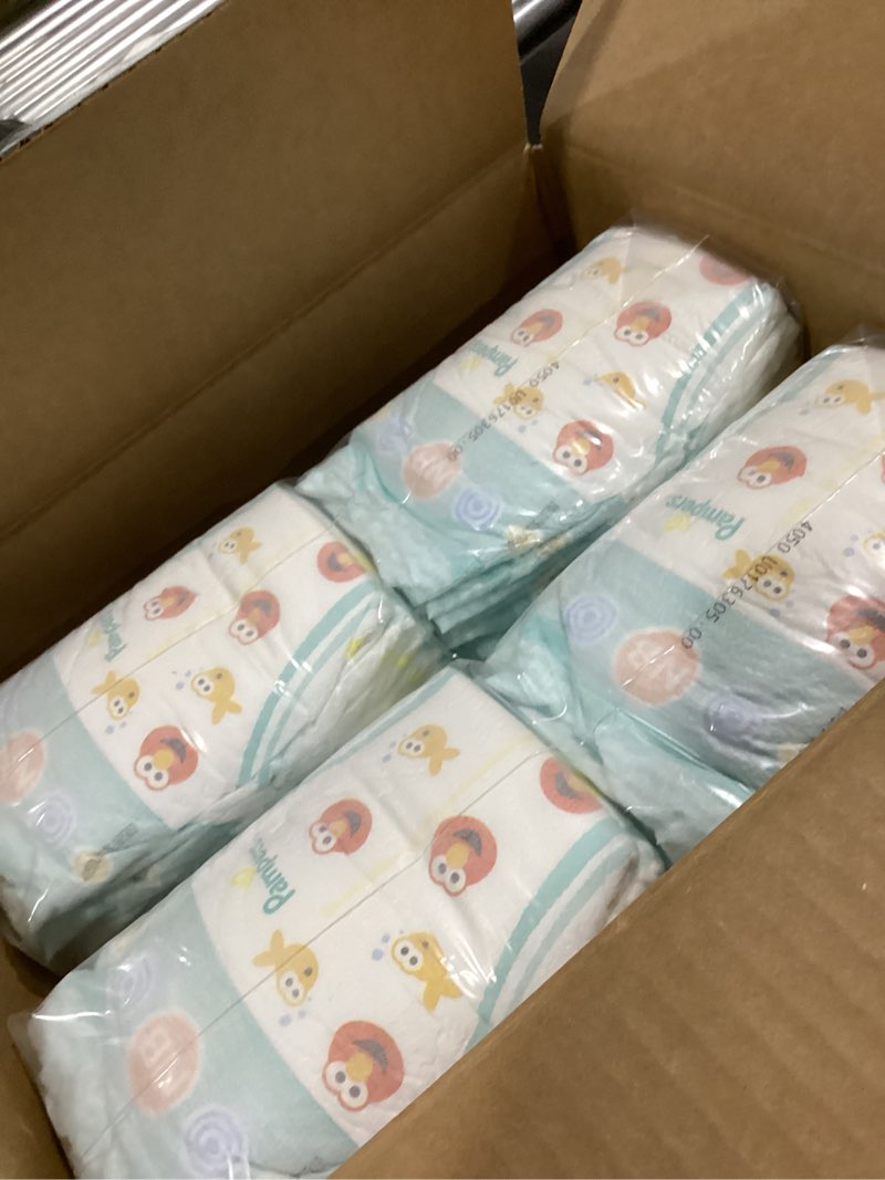 Condition photo showing Good Condition for Pampers Diapers - Baby Dry - Size 0, 104 Count, Absorbent Disposable Newbort Diaper (Packaging May Vary) Newborn 104
