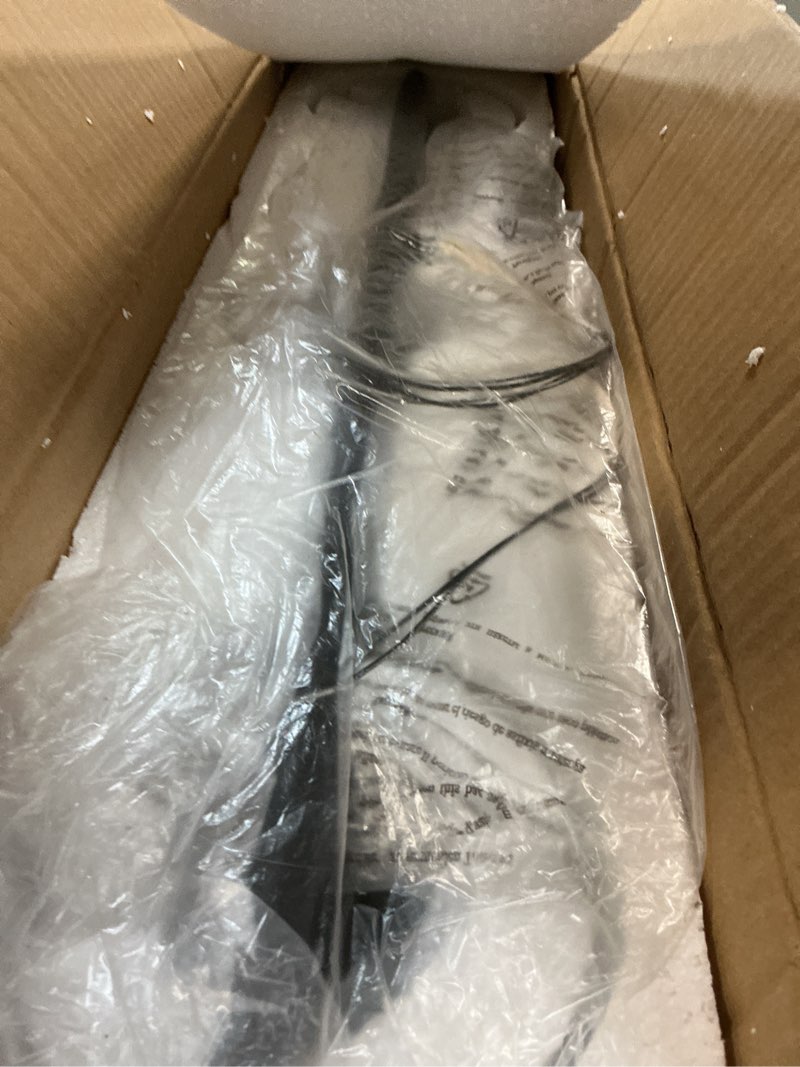 Condition photo showing Good Condition for aipsun 3 lights black vanity light fixtures over mirror with clear glass shades industrial wall light fixture for bathroom(exclude bulb) 24.4 inch