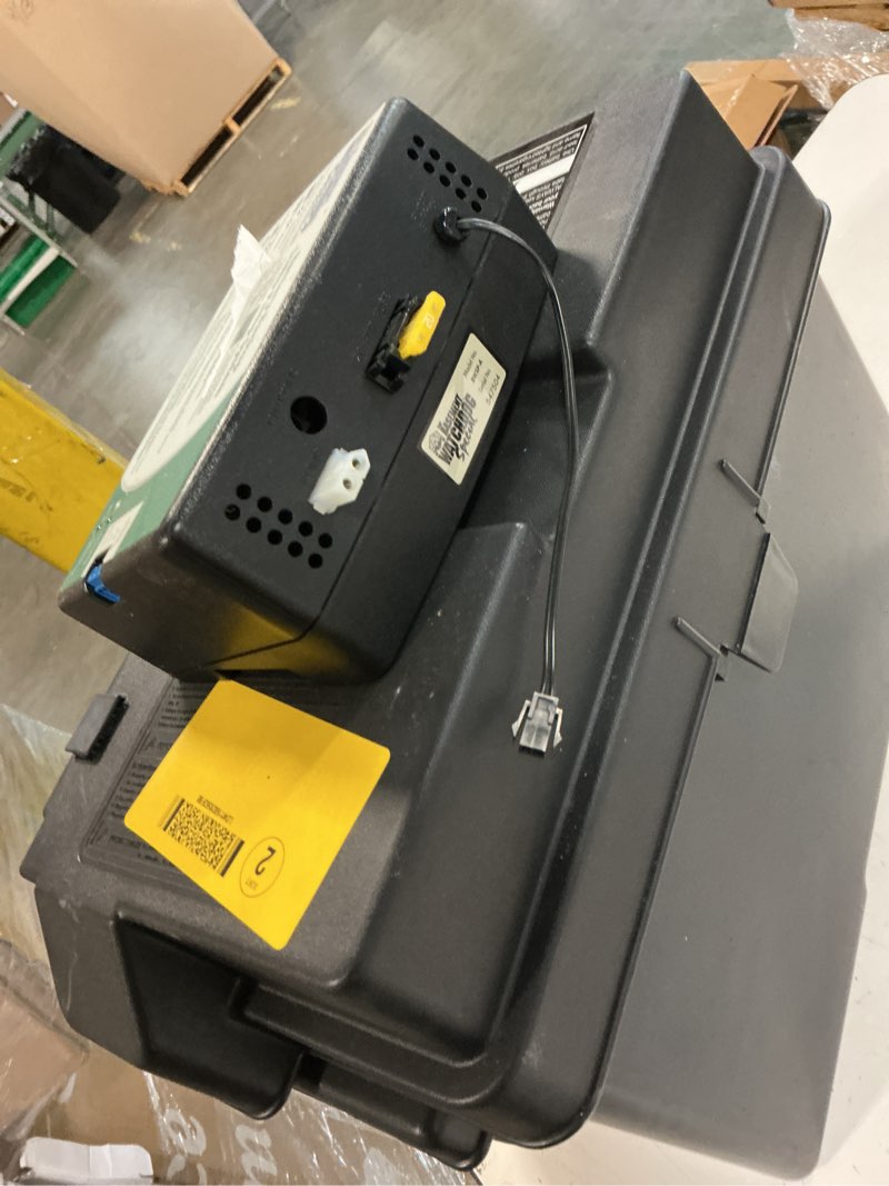 Condition photo showing As Is for questions and answers for basement watchdog maintenance free (agm) standby battery