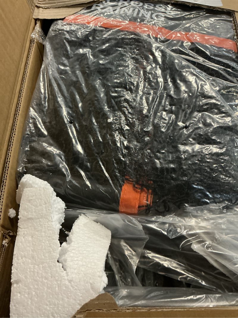 Condition photo showing Good Condition for Lacrosse Rebounder for Backyard Heavy-Duty Volleyball Rebounder Net with Color Box, Adjustable 5 Rebound Angles for Lacrosse, Volleyball, Baseball, Soccer Practice 4×6ft Premium Rebounder