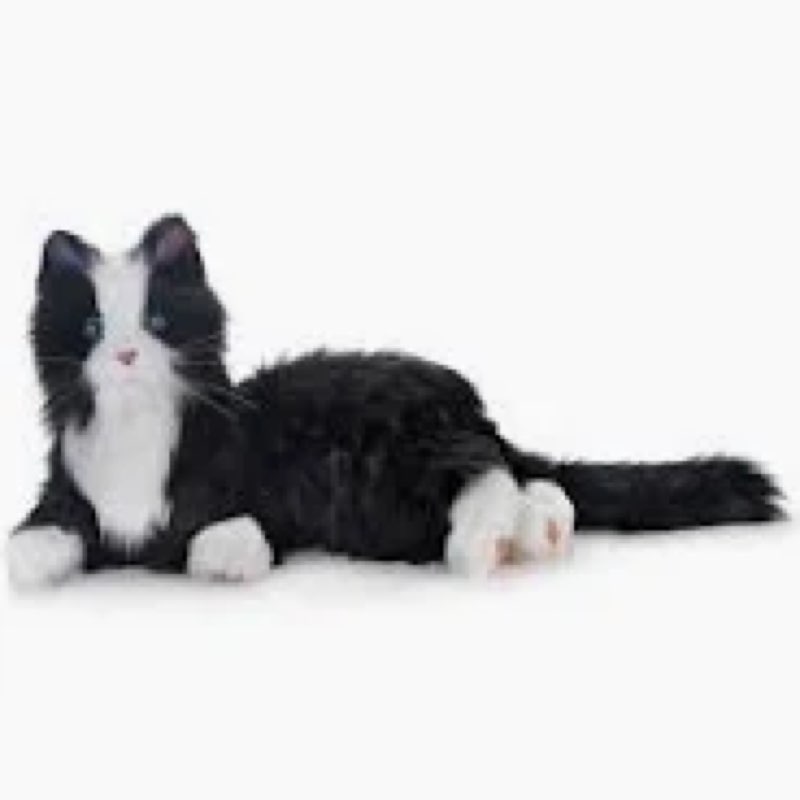 Joy For All Companion Pet Cat (Black and White Tuxedo), A23085l00pt