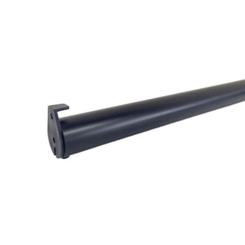 project source closet rod black metal closet rod