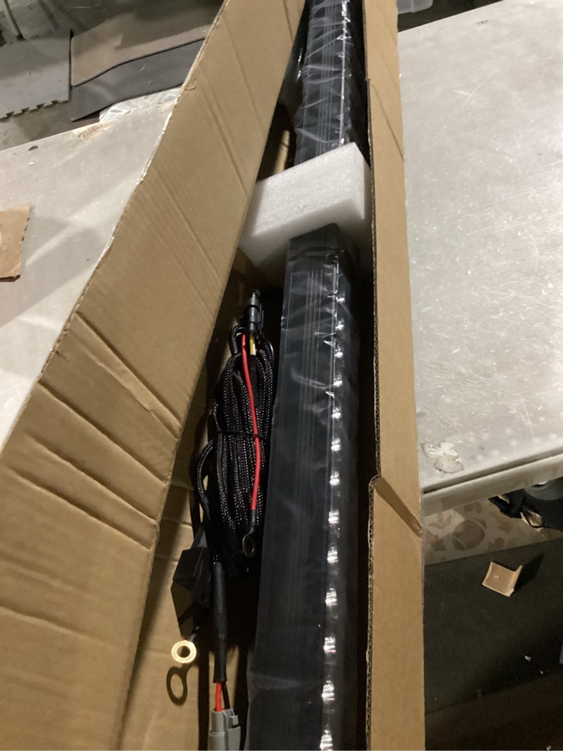 Condition photo showing Good Condition for KEMIMOTO 50'' 390W X3 LED Light Bar Multi-Color Lights with Upper Roof Windshield Mount Brackets Rocker Switch Wiring Kit Compatible with Can Am Maverick X3 & Max & R 2017-2025