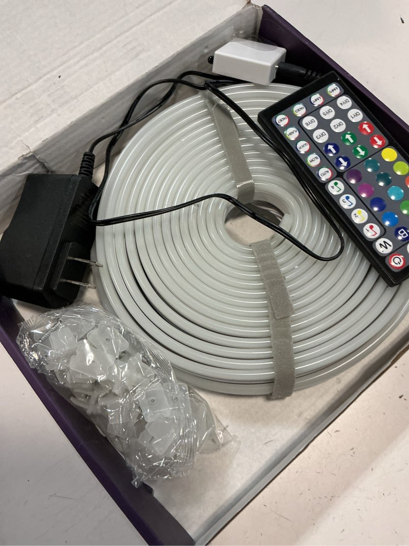 Condition photo showing Good Condition for letianpai 32.8ft neon rope lights,flexible led rope lights control with app/remote,multiple modes music sync gaming rgb led neon lights for bedroom outdoor
