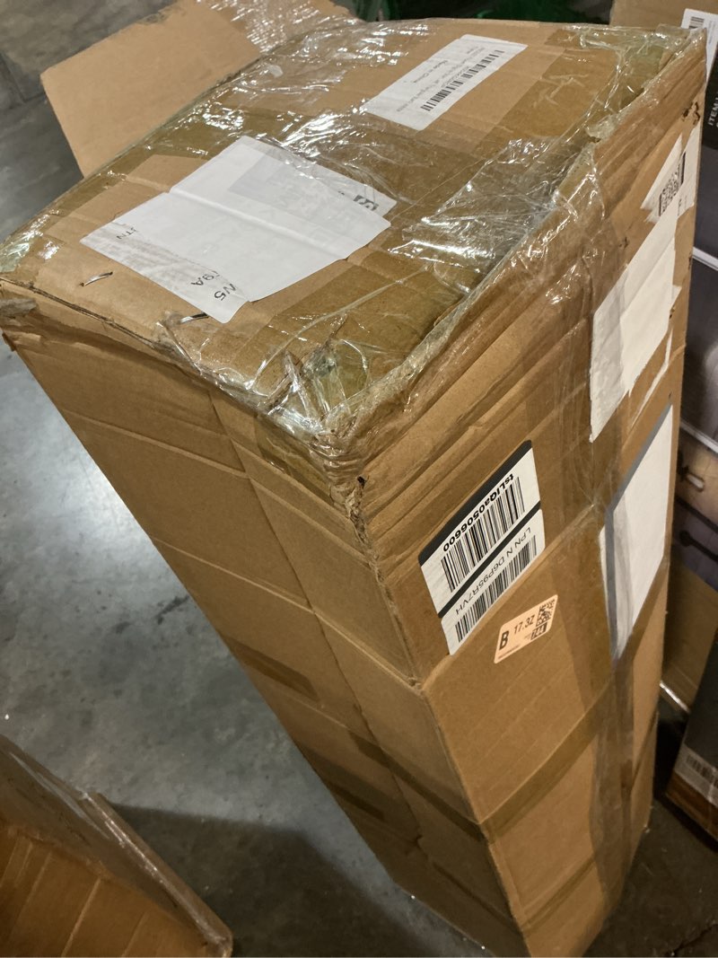 Condition photo showing New/Like New for prolee flower display stand with 12 buckets, flower cart 3 layers, flower stand metal with wheels, moving florist bouquet shelf, triangular rack, white white 40x23.5x46 inch
