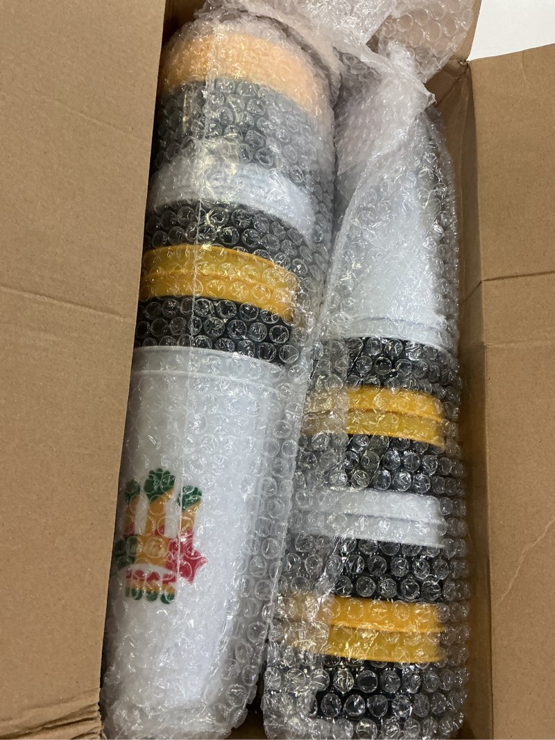 Condition photo showing Good Condition for skylety 24 pcs juneteenth cups with lids and straws 24 oz june african party drinking tumblers bulk 