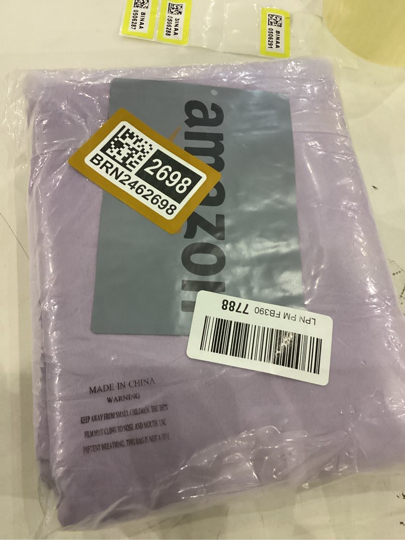 MEETSKY Lavender Backdrop Curtain for Parties Wedding Light Purple Background Curtains Backdrop Rod 