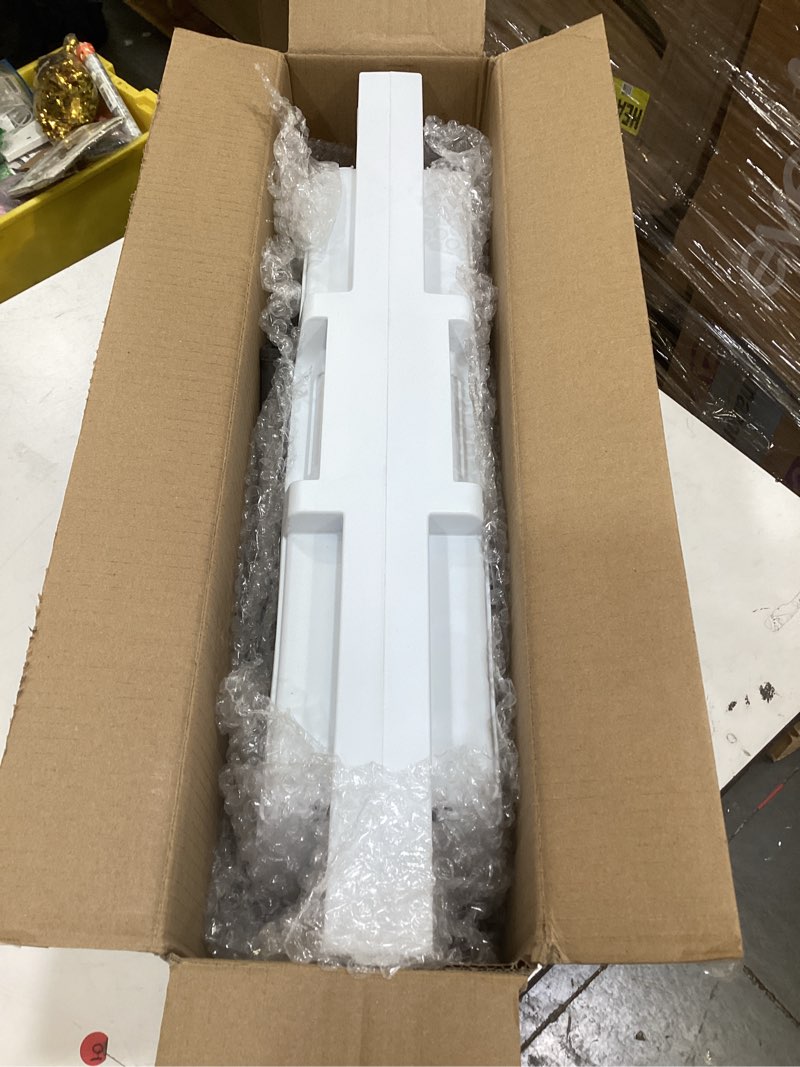 Condition photo showing Good Condition for comfort zone twin window fan with reversible airflow control, 9 inch, auto-locking expanders, 2 speed fan, dual fan, exhaust, airflow 9.84 ft/sec, ideal for home, kitchen, bedroom & office, cz319wt white 9"