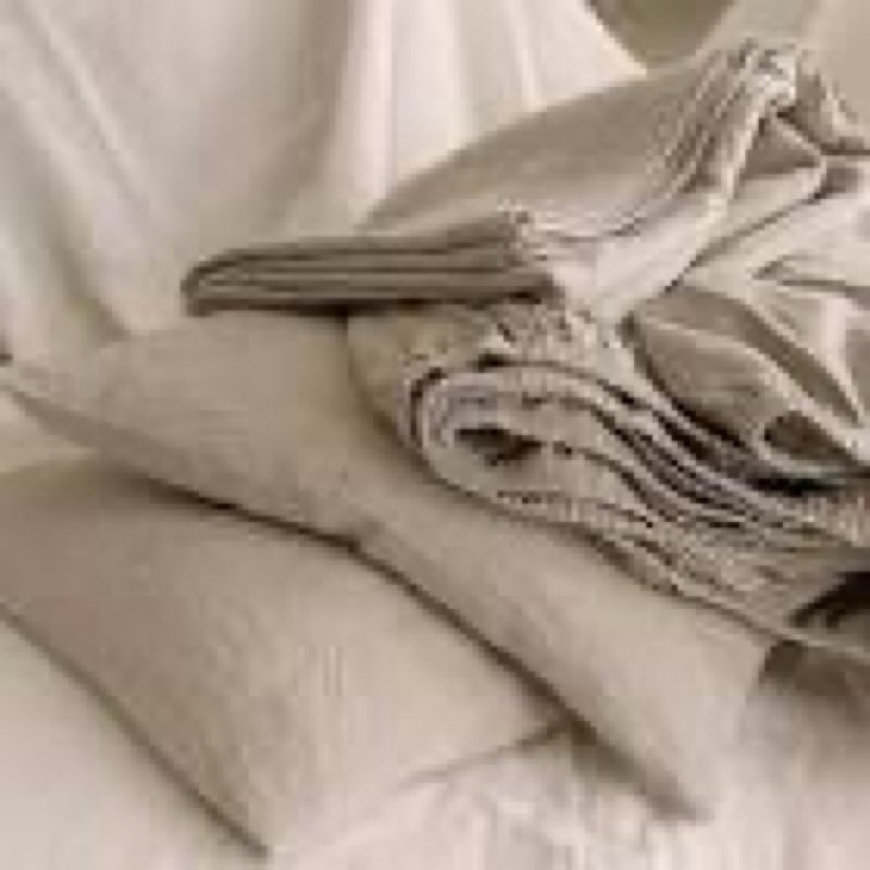 linen sheet set tan beige quince king 