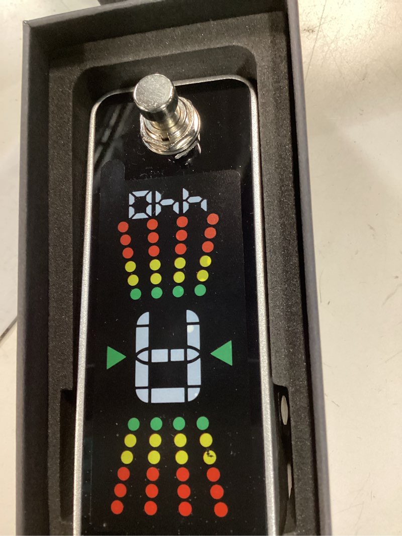 Condition photo showing New/Like New for d'addario accessories guitar tuner pedal - chromatic tuner for electric guitars, bass guitars and more - rugged aluminum enclosure - fast and accurate - true bypass with full color display pedal tuner