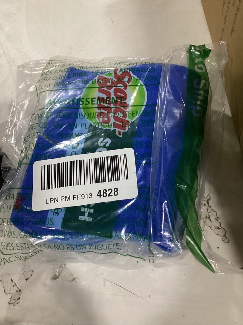 Condition photo showing New/Like New for scotch-brite zero scratch scrub sponge, 6 kitchen sponges for cleaning around the home, bathroom & more, scratch-free dish scrubber, multi-surface safe, best for nonstick pots and pans