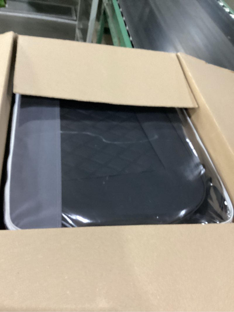 Condition photo showing Good Condition for Car Seat Covers Full Set,Universal Fit for Cars,SUVs,Trucks,and Sedans with 5 Seats,Faux Leather Car Seat Cushion Compatible with Airbags,Waterproof Car Seat Protector Black Black Full Set(Front and the Rear)