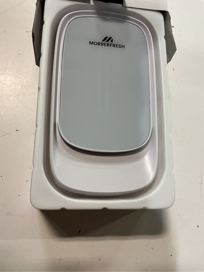 Condition photo showing As Is for air ionizers, plug in negative ion air purifier, pet odor eliminator for dogs/cats, ozone free quiet air freshener for small spaces/cat litter room, kitchen, smoke dust, mini air cleaner snow white