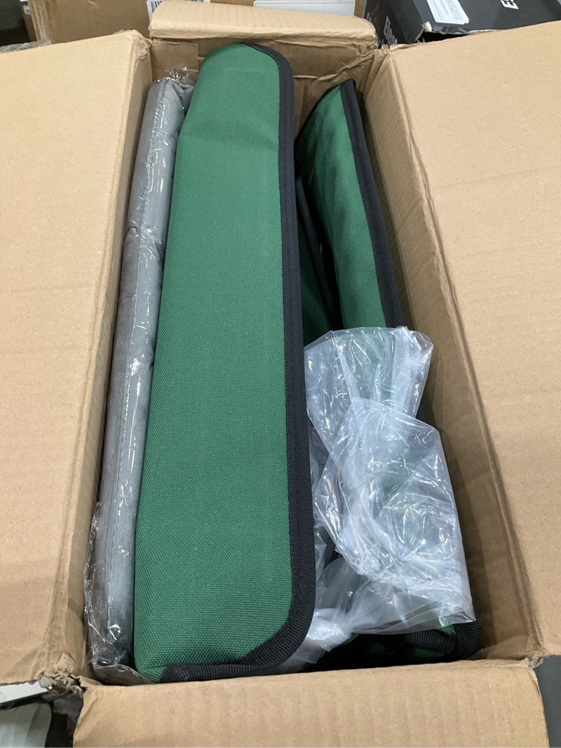 Condition photo showing Good Condition for Heated Cat House for Outside, Insulated Weatherproof Heated Outdoor Cat House with Waterproof Eaves & Escape Door, Elevated Outdoor Cat Shelter for Feral Stray Cat (Green, 16.5"x12.6"x16.9") Green 16.5"x12.6"x16.9"