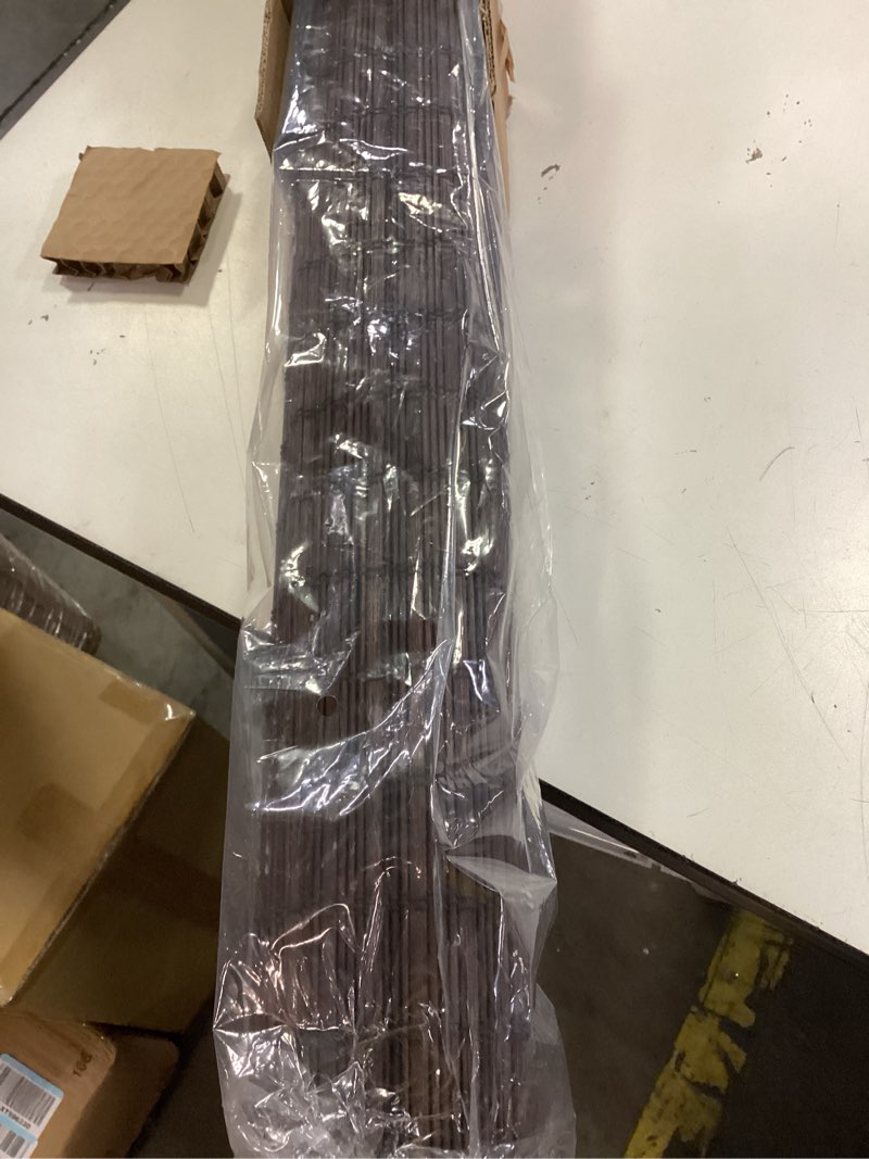 Condition photo showing Good Condition for CHICOLOGY Bamboo Blinds , Bamboo Shades , Roman Shades for Windows , Roman Window Shades , Window Shades for Home , Bamboo Shades for Patio , Blinds & Shades , Window Shade , 29"W X 64"H, Buffalo 29"W x 64"H Buffalo