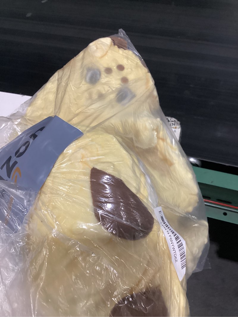 Condition photo showing Good Condition for baby soothers toys, plush giraffe toy for kids, soft stuffed animal doll with interactive features, fun companion toy for home, travel and gift (yellow)