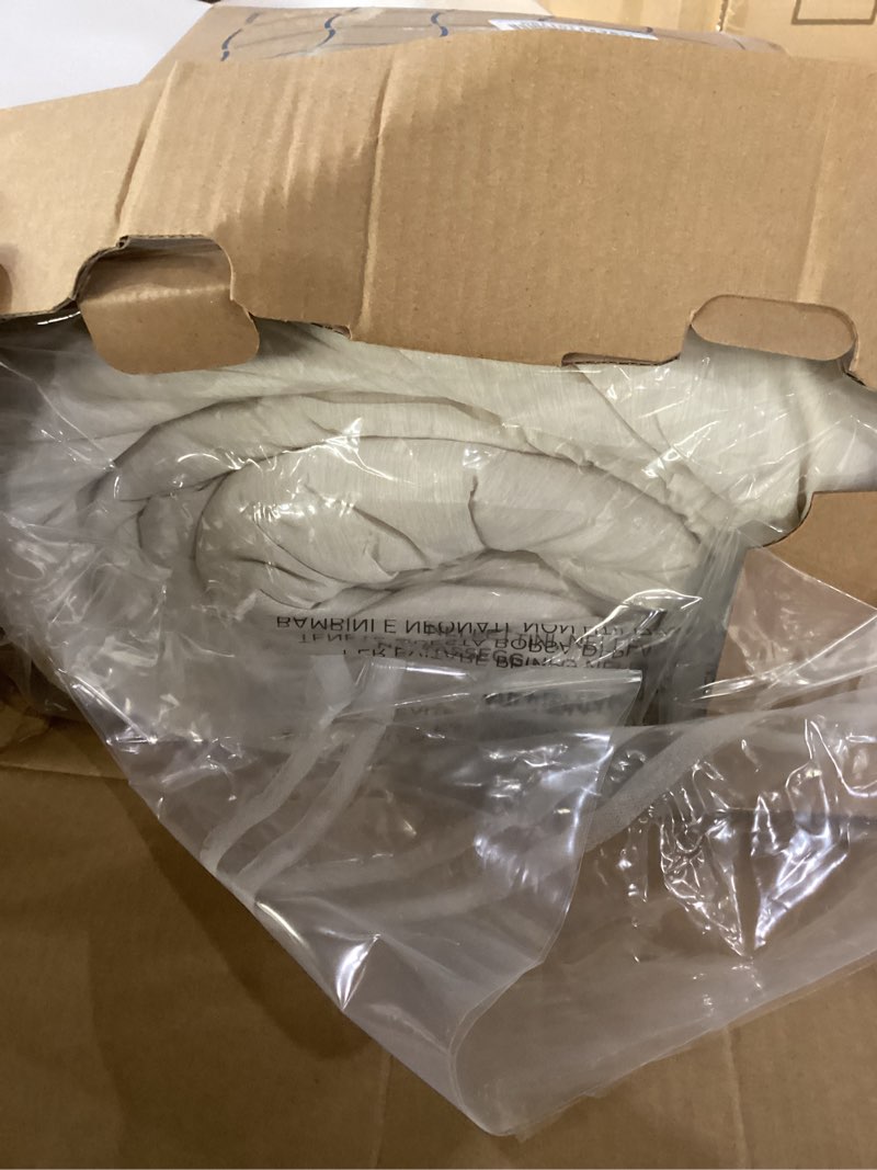 Condition photo showing New/Like New for bedsure california king comforter set - beige soft bedding for all seasons, cationic dyed bed set, 3 pieces, 1 california king size comforter (104"x96") and 2 pillow shams (20"x36"+2") california king 05 - beige