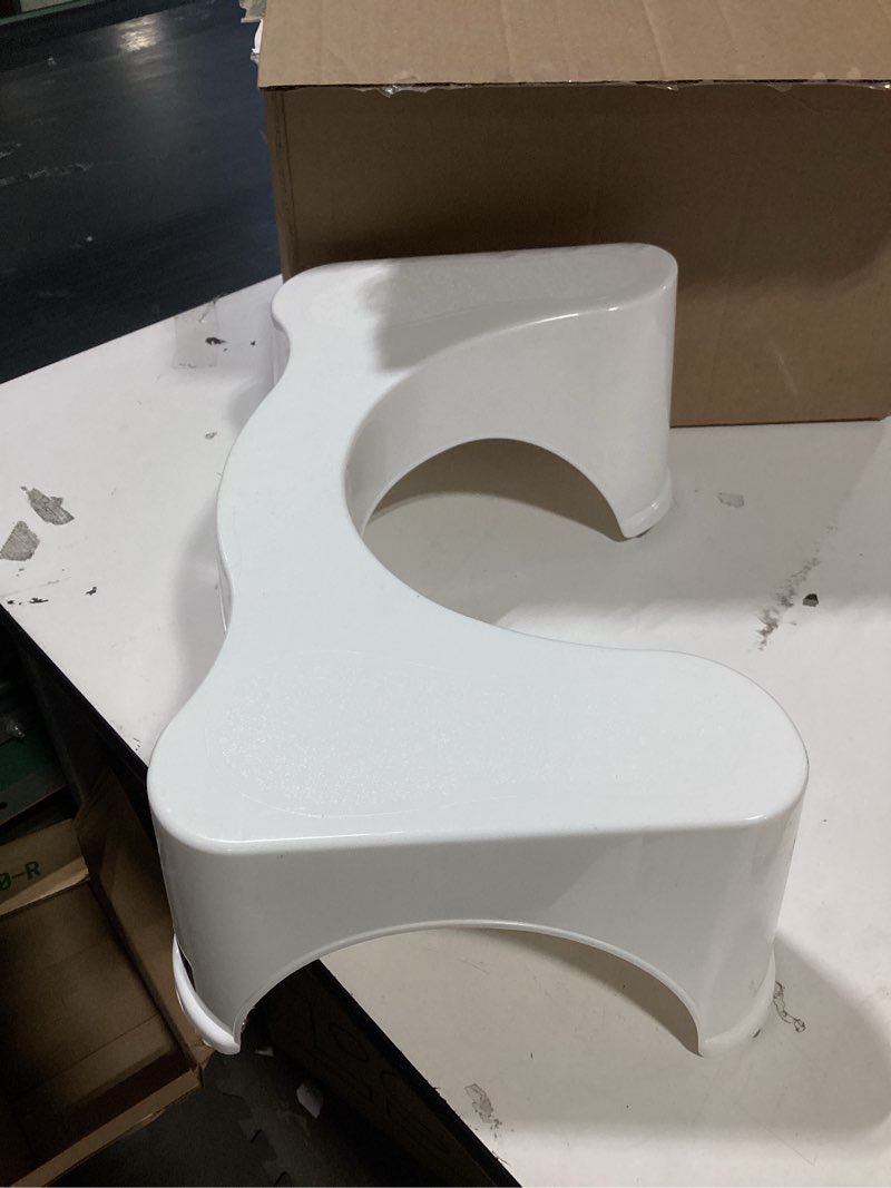 Condition photo showing Good Condition for squatty potty the original bathroom toilet stool, 7 inch height, white
