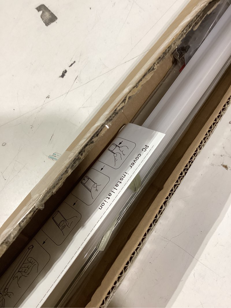 Condition photo showing Good Condition for hunhun 10-pack 3.3ft/1meter u shape led aluminum channel system with milky cover, end caps and mounting clips, aluminum profile for led strip light installations, very easy installation