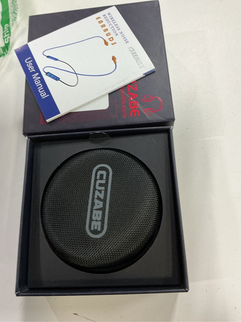 Condition photo showing Good Condition for Cuzabe Ear Plugs Bluetooth Headphones for Work, Neckband Wireless Earbuds, Noise Reduction in-Ear Earphones with Mic and Controls, Waterproof Earbuds with 20 Hours Battery, for Industrial Safety