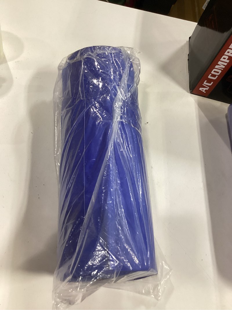 Condition photo showing New/Like New for 54 Inch X 300 Feet Plastic Table Cover Roll Premium Disposable Plastic Tablecloth for All Type/Shape Tables | Picnic, Party, Banquet, Birthdays, Weddings (Blue, 54 Inch X 300 Feet) Blue 3600" x 54" (Rectangular)
