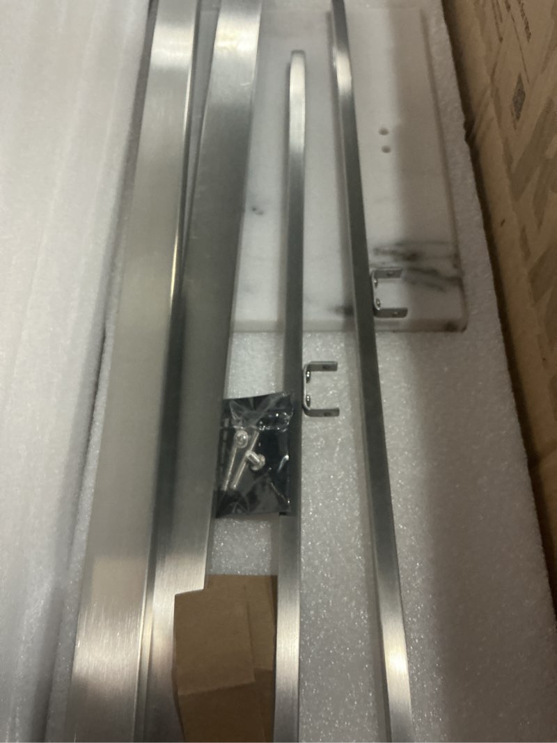 Condition photo showing Good Condition for KES Standing Towel Rack Taller Version, 37" H (Equal Height) Bathroom Towel Rack Stand with Marble Base, Free Standing Towel Holder Stand, SUS304 Stainless Steel Brushed Finish, BTH229-2 Brushed Finish 37" H (Equal-height)