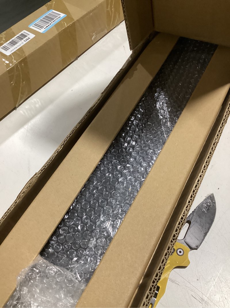 Condition photo showing Good Condition for electric fireplace trim kit for 36inch fireplace electric inserts, metal construction plates, black-b09r1x2s59 36" 27"htrim