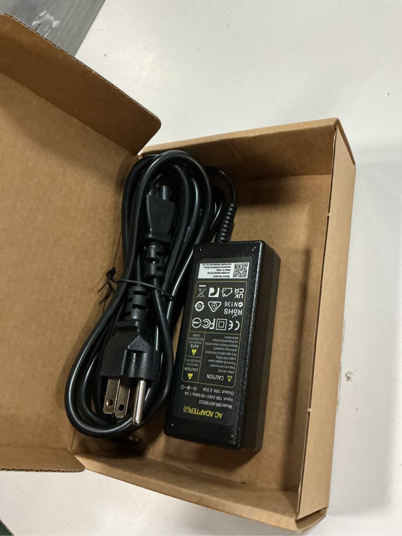 Condition photo showing Good Condition for DC 19V TV Charger AC Adapter for Samsung 22" 32" UN32J UN22H UN32J4000AF UN22H5000 UN32J4000 UN32J400DAF BN44-00835A LCD LED Plasma DLP A4819-FDY BN44-00837A A6619 FSM Soundbar Power Supply Cord Plug