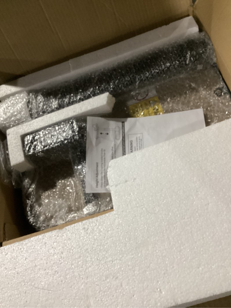 Condition photo showing New/Like New for Driftwood Grey TV Tray Table, Adjustable Height & Rounded Metal Corners, Snack Table for Couch, Sofa, Bed, Chair, Living Room, C Shaped End Side Table for Eating, Dinner or Laptop, Small Spaces Driftwood Gray Standard