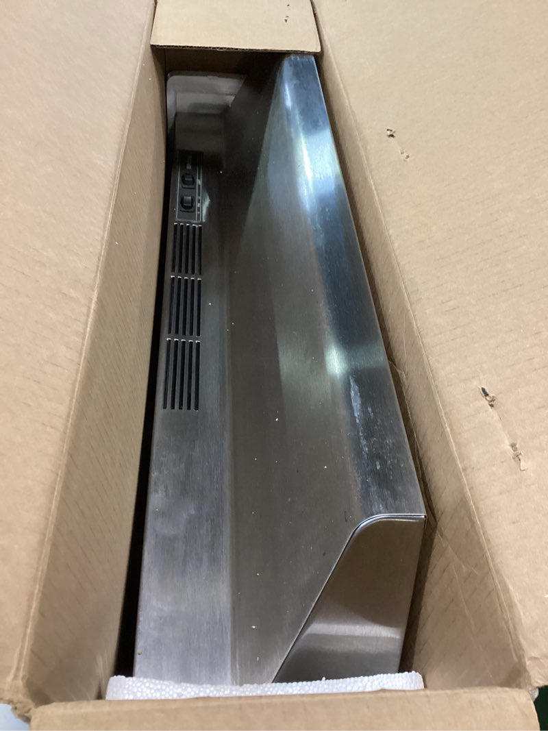 Condition photo showing Good Condition for broan-nutone 413004 non-ducted ductless range hood with lights exhaust fan for under cabinet, 30-inch, stainless steel stainless steel 30-inch