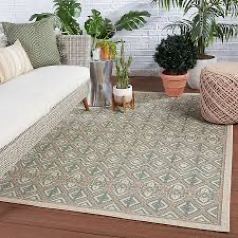 Jaipur Living RUG 4x6ft Sea/Green/Beige