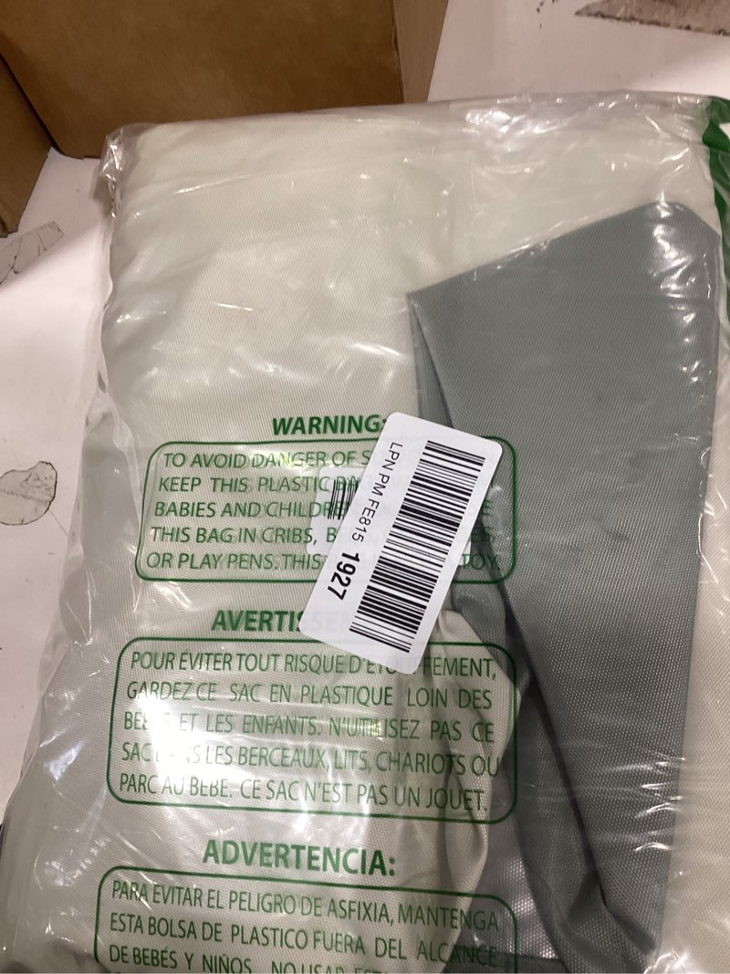 Condition photo showing Good Condition for Bitubi Waterproof 2 Pack Patio Adirondack Chair Cover for Outdoor Chair Size Up to 32W x 35D x 36H inch,Outdoor Lawn Patio Furniture Covers (Beige) 32"W x 35"D x 36"H-2PACK Beige&green