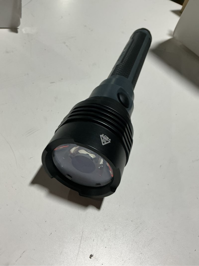 Condition photo showing As Is for streamlight 88132 protac hl 6 5,300-lumen 80,000-candela rechargeable flashlight with y usb-c cord and wrist lanyard, black