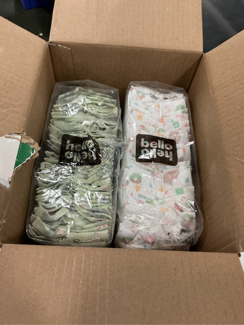 Condition photo showing Good Condition for Hello Bello Dr. Seuss Baby Grinch Premium Diapers, Size 2 (10-16 lbs), 74ct Plus Bonus Wipes: Softness & Protection for Sensitive Skin Size 2 Dr. Seuss Baby Grinch