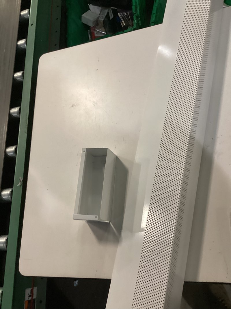 Condition photo showing New/Like New for Baseboarders Basic 3 ft (36 in) Steel Heater Cover with Right and Left Endcaps & 2 Wall Brackets - White, Rust-Resistant, for Hydronic Hot-Water Systems