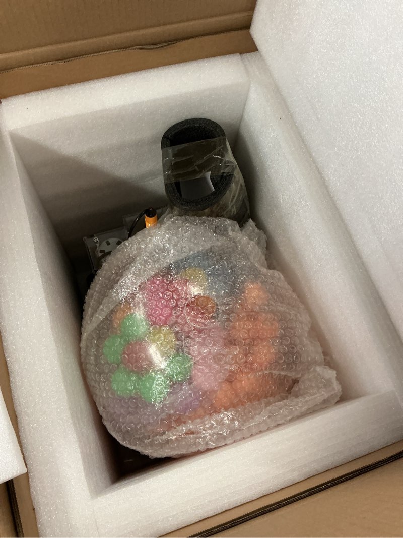 Condition photo showing Good Condition for Ygebet Electric Lottery Ball Machine, Automatic Bingo Balls Cage Machine Fantasy Football Drafts Game Acrylic Lucky Drawing Machine