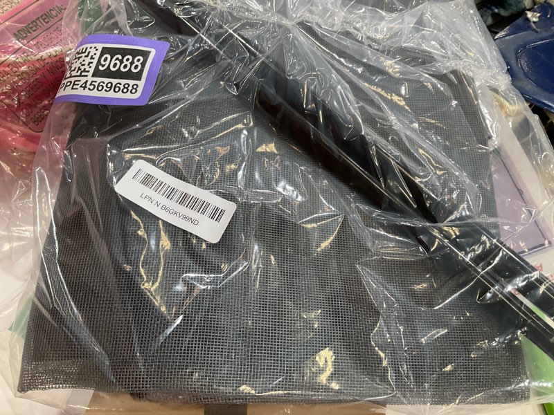 Condition photo showing New/Like New for MAGZO Hanging Screen Door, Fits Door Size 36" x 80" (Curtain Size 38'' x 81''), Upgraded Fiberglass Mesh with Tension Rod&Hook&Loop (One Piece Can be Installed in 2 Ways), Weighted Bottom, Grey Fits Door Size 36"x80" Gray
