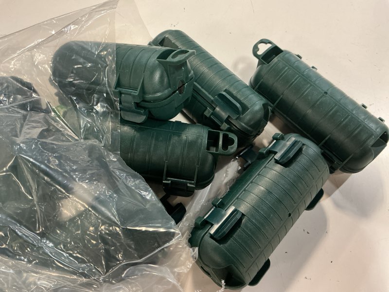 Condition photo showing Good Condition for extension cord cover outdoor, 8 pack ip54 water-resistant power cord protector electrical connection box outside weatherproof cable safety cover for electronics plug outlet tool holiday light, green 8 pack green