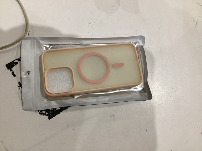 Condition photo showing Good Condition for SUPFINE Magnetic for iPhone 15 Pro Max Case (Compatible with MagSafe) (Military Grade Drop Protection) Slim Translucent Matte Shockproof with Anti-Fingerprint Phone Case,Sand Pink