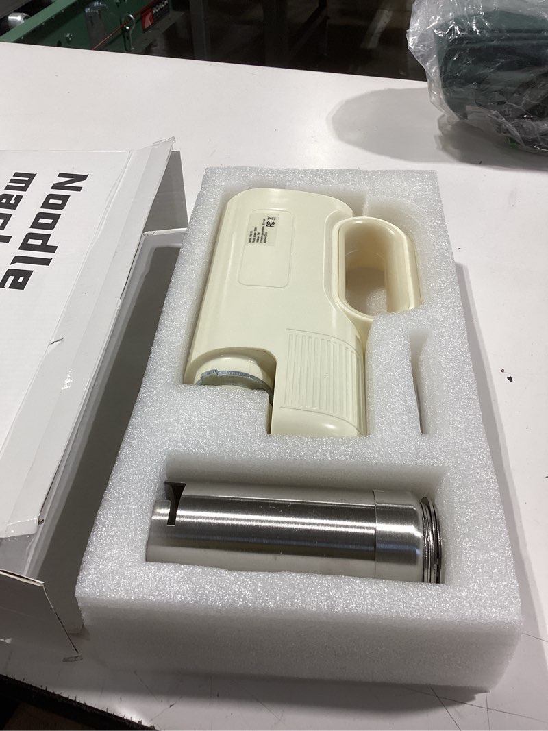 Condition photo showing Good Condition for 5 in 1 automatic electric pasta maker - handheld pasta maker machine for homemade pasta, diy appam, idiyappam, cordless noodle maker with ergonomic grip for home, breakfast store, restaurant