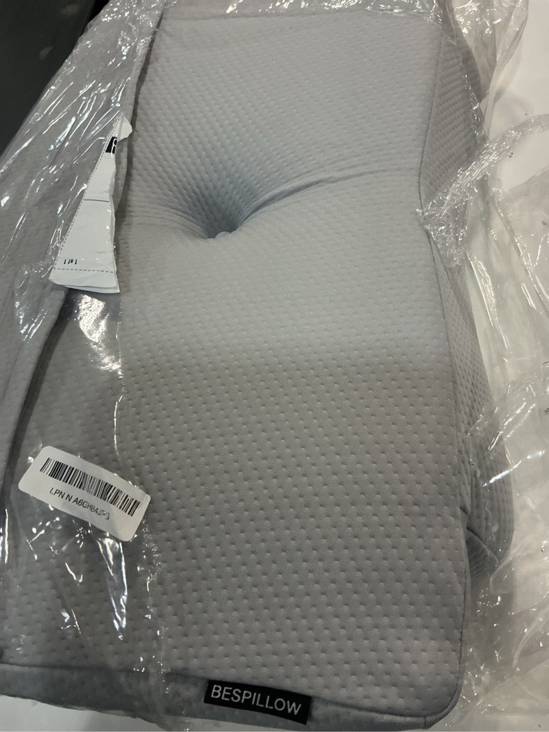 Condition photo showing Good Condition for Cervical Neck Pillow for Pain Relief, Memory Foam Contour Orthopedic Pillow, Ergonomic Cooling Neck Support Pillow for Side Back Stomach Sleepers, Bed Pillow for Sleeping Comfort Blue