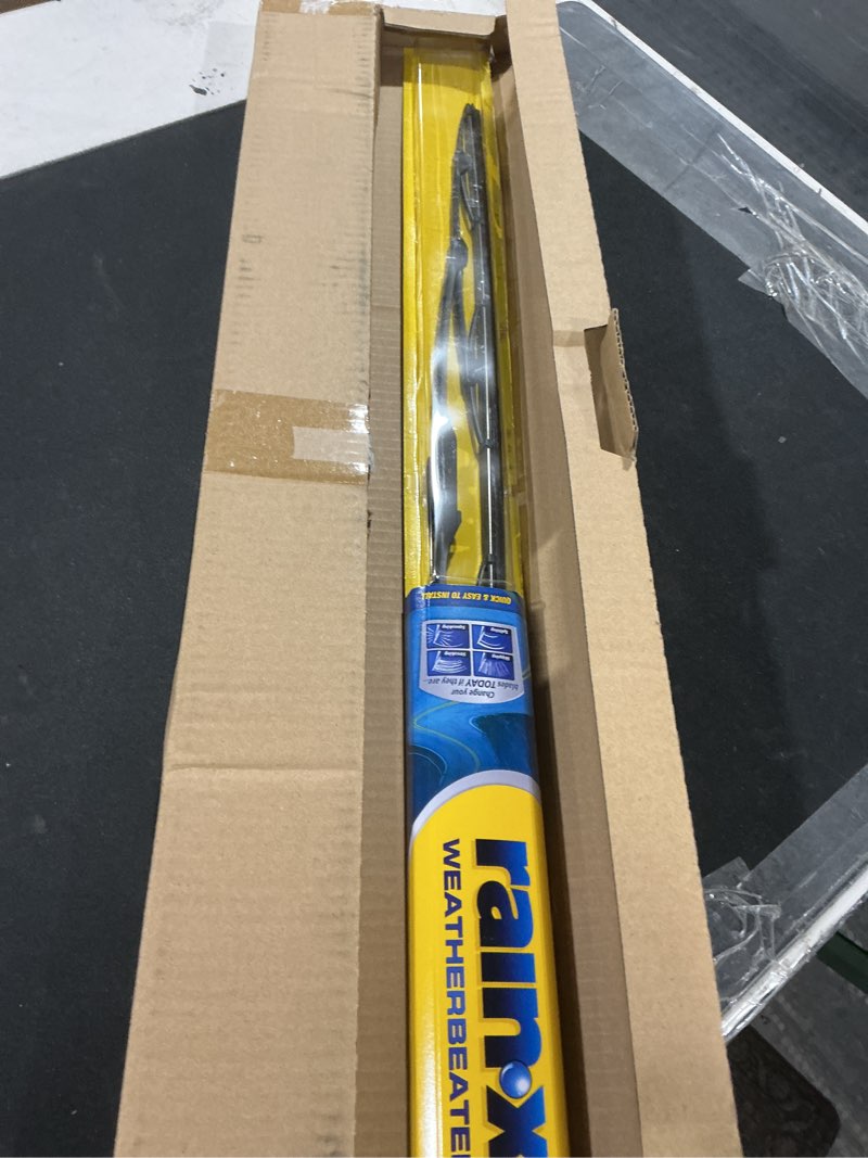 Condition photo showing As Is for Rain-X 820147 WeatherBeater Wiper Blades, 26" and 16" Windshield Wipers (Pack of 2), Automotive Replacement Windshield Wiper Blades That Meet Or Exceed OEM Quality And Durability Standards