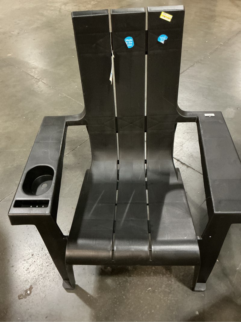 Condition photo showing Good Condition for resin stackable adirondack chair black - room essentials ?