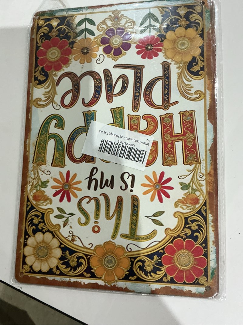 Condition photo showing Good Condition for mnhlnc boho garden si...py place sign, 12x8 inch