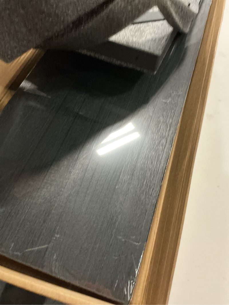 Condition photo showing New/Like New for Forbena Floating Shelves 36 Inches Long 8 in Deep Set of 3, Large Wall Shelf for Bedroom Books, Heavy Duty Wide Wall Shelving for Living Room Office Kitchen Closet Organizers and Storage (Black)